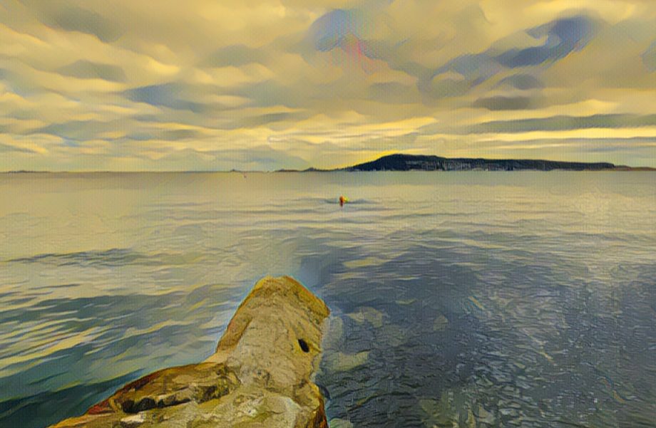 Empty Portland Harbour